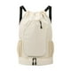 thumbnail image 2 of Mochila deportiva para baloncesto, equipo con compartimento para zapatos, mochila de tenis, bolsa para raqueta de bádminton, para acampar, para hombre Beige Blanco, 2 of 8
