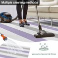thumbnail image 5 of Purple Grey Stripe Outdoor Rug 6x9 Ft - Reversible Patio Rug Outdoor Camping Rugs, Modern Farmhouse Vertical Striped Washable Indoor Outdoor Area Rugs, Non-Slip Outdoor Carpet Runner for Deck/Porch, 5 of 8