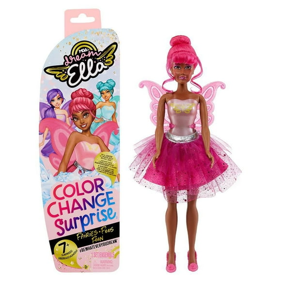 Poupée MGA's Dream Ella Color Change Surprise Fairies de 11,5 po (29 cm) de la série 2 - Yasmin