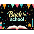 thumbnail image 4 of Back to School Banner Classroom Decor Education Supplies Vibrant Backdrop for School Events Photography Props Welcome Sign Party Supplies Learning Environment, 4 of 4