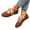 Brown, variant on YOUYEDIAN Mary Jane Shoes Women Vintage Pointed Toe Comfy Slip On Fashion Lace-up Low Heel Flats Versatile Soft Outdoor Casual Walking Shoes
