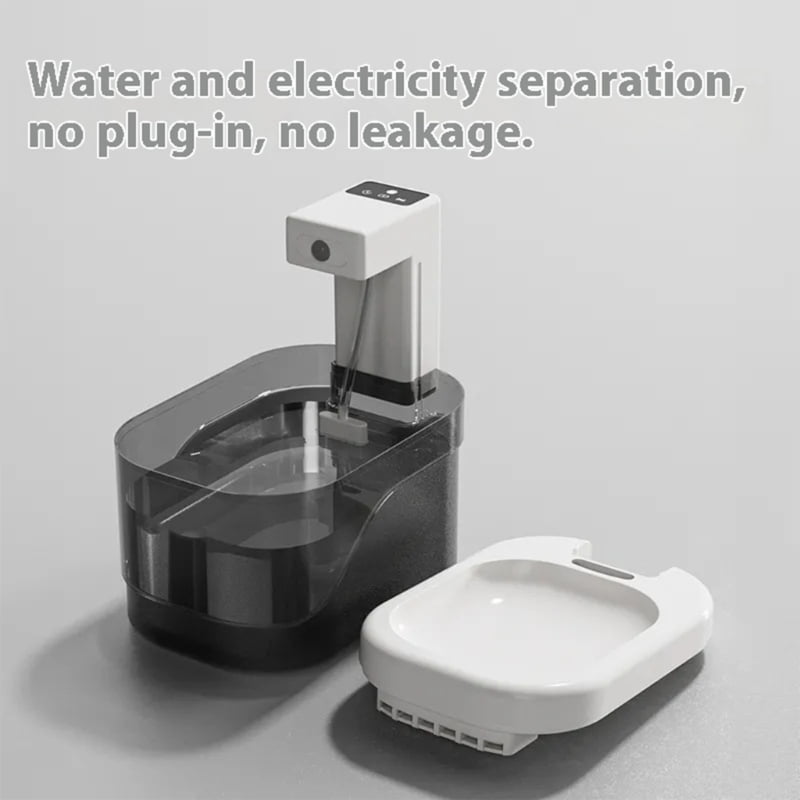 AOOOWER Cats Water Dispenser Mute Working Automatic Pet Fountain Dogs Waterer for Indoor Pet Easy to Clean Healthy Drinking