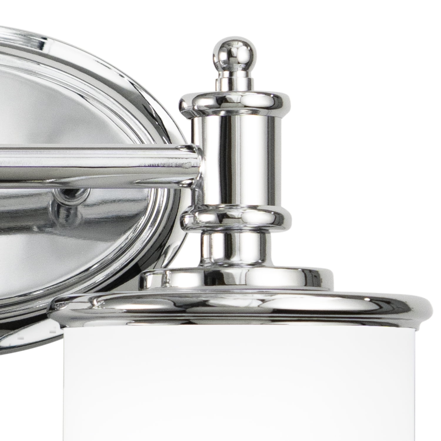 Chrome Bathroom Vanity Light - 2 Light Fixture - 13.75" Wide - Modern Design