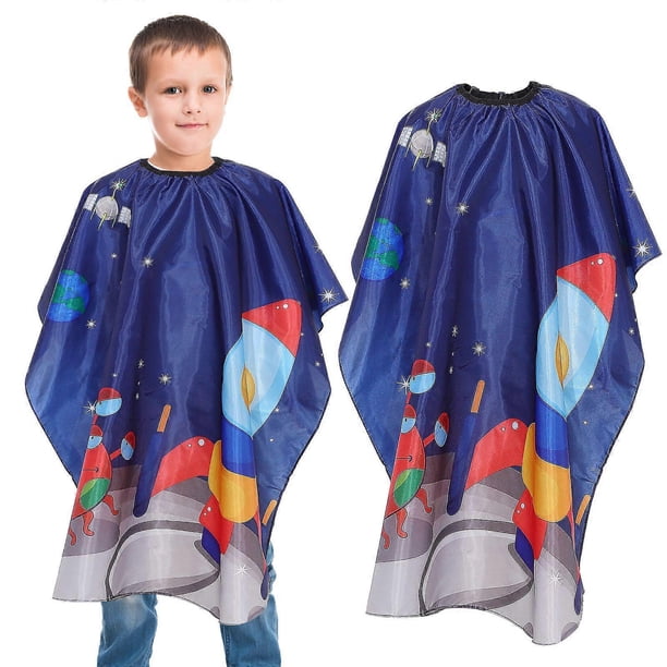 Children's Hair Hairdressing Cape with Neck Duster Brush Cutting Cover Haircut Apron Barber Accessories for Kids