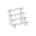 thumbnail image 2 of Acrylic Display Stand Acrylic Display Riser Shelves for Model Action Figure 4 Tier, 2 of 7