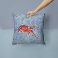 thumbnail image 2 of Carolines Treasures 8231PW1414 Crawfish Decorative Canvas Fabric Pillow, 14Hx14W, multicolor, 2 of 4