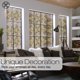 thumbnail image 3 of Película de privacidad para ventanas Luxtrada, vinilo decorativo 3D con diseño de arcoíris, calcomanías de vitral, estáticas, no adhesivas, para el hogar, la cocina, el baño y la oficina (floral), 3 of 6
