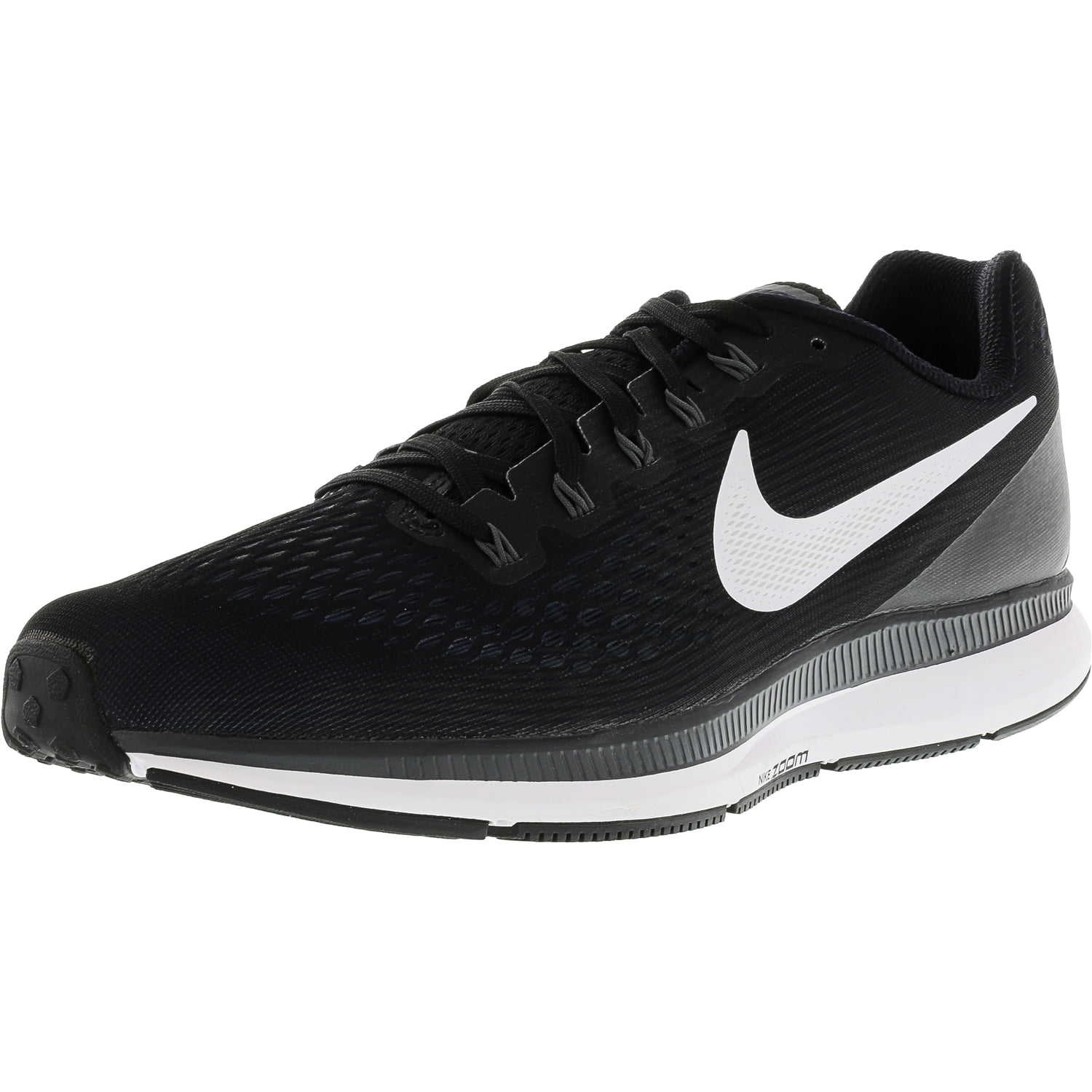 Nike Men's Air Zoom Pegasus 34 Black / White-Dark Grey Ankle-High Running  Shoe - 11.5M - Walmart.com