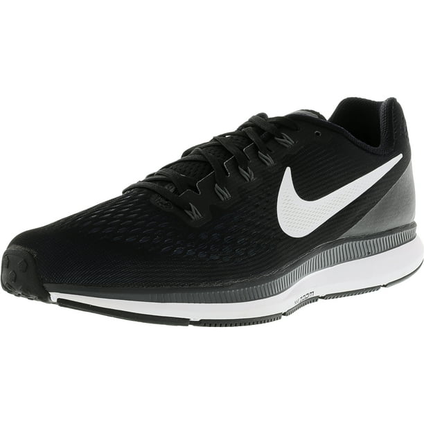 Nike Men's Air Zoom Pegasus 34 Black / White-Dark Grey Ankle-High Running Shoe - 11.5M