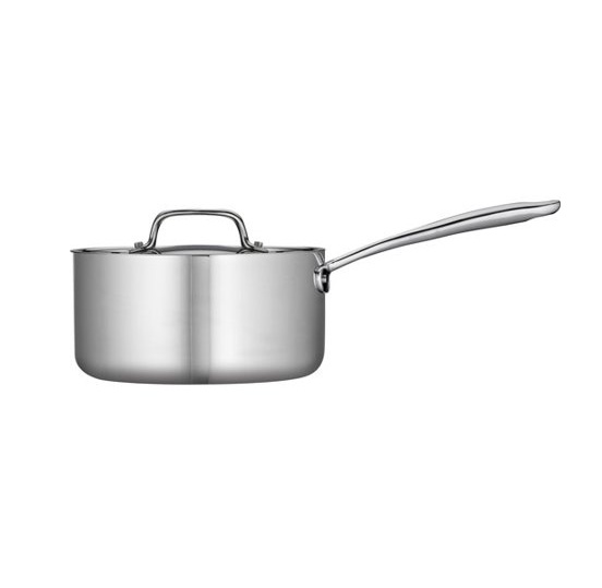 Tramontina 3-Qt Stainless Steel Tri-Ply Clad Sauce Pan with Lid - image 1 of 1