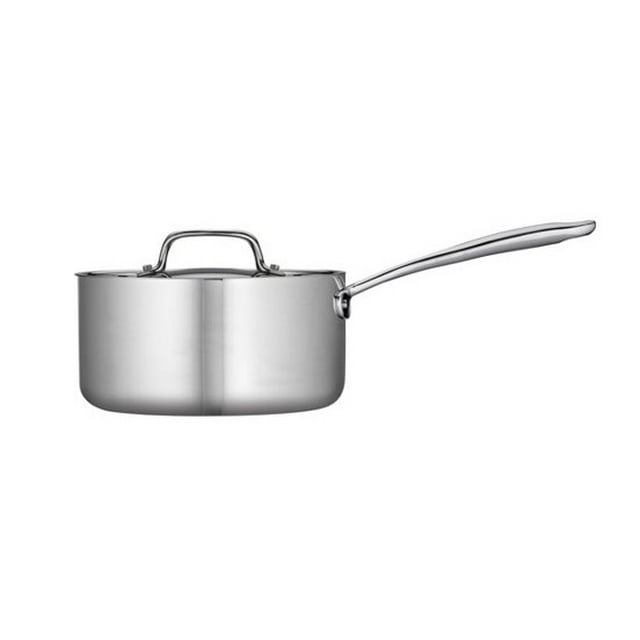 Tramontina 3-Qt Stainless Steel Tri-Ply Clad Sauce Pan with Lid