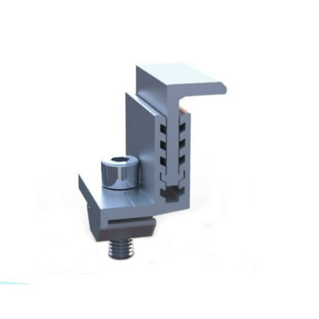 

Solar Panel PV Bracket Roof Adjustable For 35mm--50mm Framed Clamp