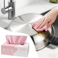 thumbnail image 4 of Reusable Microfiber Cleaning Cloths in Box, 20 Count 8x8 Inch Edgeless Towels for Cars Kitchen and Household, Highly Absorbent and Lint-Free Rags, 4 of 6