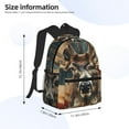 thumbnail image 2 of Defioc American Flag Deer Art Pattern Laptop Backpack for Men and Women,Casual Backpack Dayback Sports Bookbag for Travel Running Hiking, 2 of 6