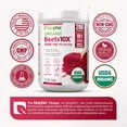 thumbnail image 6 of biophix Organic Beets 10X Beet Root Powder 2.2 lb 50000 mg Equivalent - Superfood - Powerful Antioxidant - Rich in Nitric Oxide - Supports Heart Health - Natural Flavor - No Sugar Added, 6 of 9