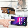 thumbnail image 6 of ELEHOLD Leather Case for Samsung Galaxy S23 Magnetic Detachable Card Holder Magnetic 2 in 1 Wallet Case with Ring Holder Kickstand Compatible with Mag Safe Shockproof Cover,brown, 6 of 8