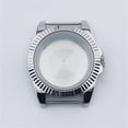 thumbnail image 3 of WANGQ 39mm Silver Watch Case Sapphire Glass Fit For NH35 NH36 NH34 ETA2824 PT5000 Movement, 3 of 7