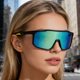 thumbnail image 4 of Cycling Glasses Windproof Sunglasses For Men Women Lightweight Sports Eyewear For Bike Running Driving White Black 2 Colors Available, 4 of 6