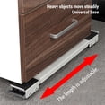 thumbnail image 3 of Rouleaux d'Appareils, Déménageurs de Meubles Robustes, Base Mobile Réglable de 17,7 à 27,5 Pouces, Capacité de 660 Lb, pour Laveuse, Sécheuse, Réfrigérateur, avec Caoutchouc Anti-Vibration, 3 of 7
