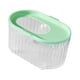 thumbnail image 3 of Bañera para hámster, inodoro sin polvo, arenero, contenedor de baño de arena, arena para hámster Verde, 3 of 9