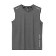 thumbnail image 5 of LEKWK Tank Tops Men Big and Tall Quick Dry Lightweight Athletic Tops Muscle Breathable Loose Fit Solid Workout Shirt Summer Gym Running Fitness Outfits, 5 of 7
