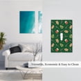 thumbnail image 5 of Kdxio green Christmas Element Decorator Light Switch or Receptacle Outlet Wall Plate Decorator Wall Plate Child Safe Outlet Cover-Style T, 5 of 6