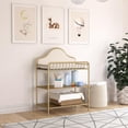 Little Seeds Piper Upholstered Metal Changing Table, Gold