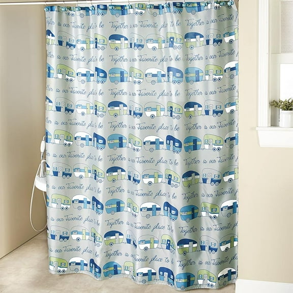 Our Favorite Place is Together Bathroom Shower Curtain with Grommet