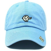 CHOK.LIDS Elephant Dad Hat Cotton Baseball Cap Polo Style Low Profile 12 Colors