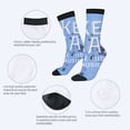 thumbnail image 3 of Four Seasons Universal Socks (2 Pairs) - Trendy Unisex Mixed Color Design with Fun Patterns Perfect for Any Occasion, 3 of 5