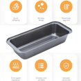thumbnail image 3 of Loaf Pan, Bread Loaf Baking Pan, Loaf Bread Baking Pan, Loaf Baking Pans Set Of 1 Loaf Pans - Gold, 3 of 5