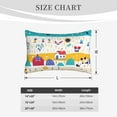 thumbnail image 4 of Gukieu Funny Farm Print Plush Pillow Cover, Hidden Zipper Pillow Protector without Pillow Core, Suitable for Bedroom, Office, Car Decoration-20"x30", 4 of 6