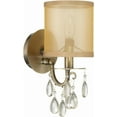 thumbnail image 4 of Crystorama Hampton 1 Light Antique Brass Sconce, 4 of 6