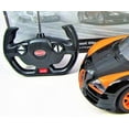 thumbnail image 2 of Wonder Wheels 1:14 RC Bugatti Veyron Grand Sport Vitesse Licensed Model Car - Black/Orange, 2 of 4