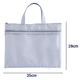 thumbnail image 2 of Bolsa con cremallera colgante, bolsa impermeable para herramientas, carpetas de archivos ligeras, organizador de documentos, 2 of 5