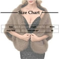 thumbnail image 2 of Aofany Faux Fur Shawl Women Winter Faux Scarf Wrap Collar Shruging for Lady Poncho Wedding Dinner Party for Women Shawl Wraps for Women, 2 of 8