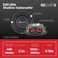 thumbnail image 4 of Altavoces MB Quart 20 cm 400 W 200 W RMS 4 Ω DVC, 4 of 9