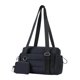 thumbnail image 2 of Bolso de gimnasio, bolso de mano con cartera pequeña, correa ajustable, bandolera ligera y de lona Negro, 2 of 9