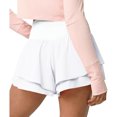 thumbnail image 4 of Summer High Waist Women Active Sport Casual Shorts Ruffle Pants, 4 of 5