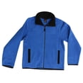 thumbnail image 1 of At The Buzzer Polar Fleece Boys Jacket - Solid (Royal / Black, 5-Apr), 1 of 1