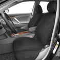 thumbnail image 5 of AUTOPLUS Funda universal para asiento de coche, color azul, con entramado de tela de diamante negro, accesorios para el interior del coche, compatible con la mayoría de los coches, SUV y furgonetas, 5 of 5