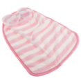 thumbnail image 1 of Toalla de mano de microfibra suave con lazo, paño facial, decorativo, para uso en viajes. Raya rosa, 1 of 8