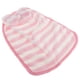 thumbnail image 1 of qimpservices Toalla de mano de forro polar coral para colgar en la pared Lindo lazo Baberos para niños Raya rosa, 1 of 8