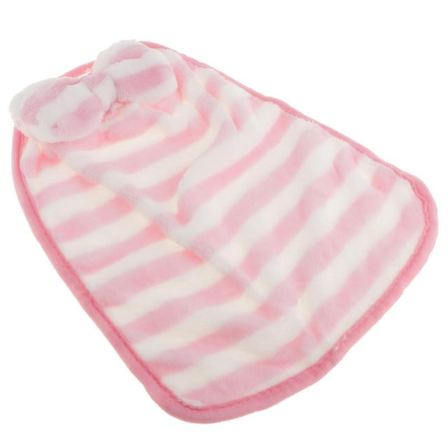 Toalla de mano de microfibra suave con lazo, paño facial, decorativo, para uso en viajes. Raya rosa