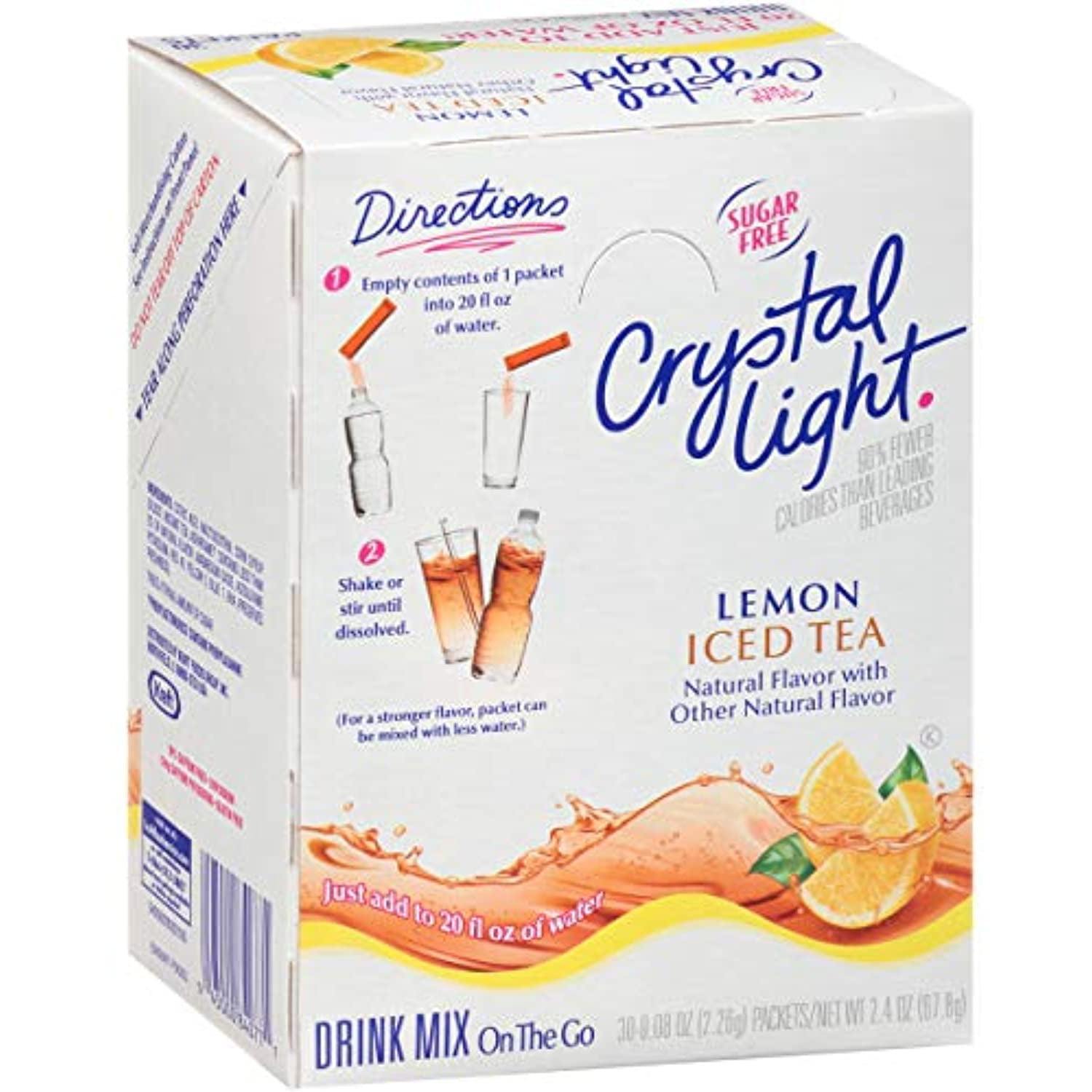 Crystal Light Iced Tea Drink Mix (30 On The Go Packets)