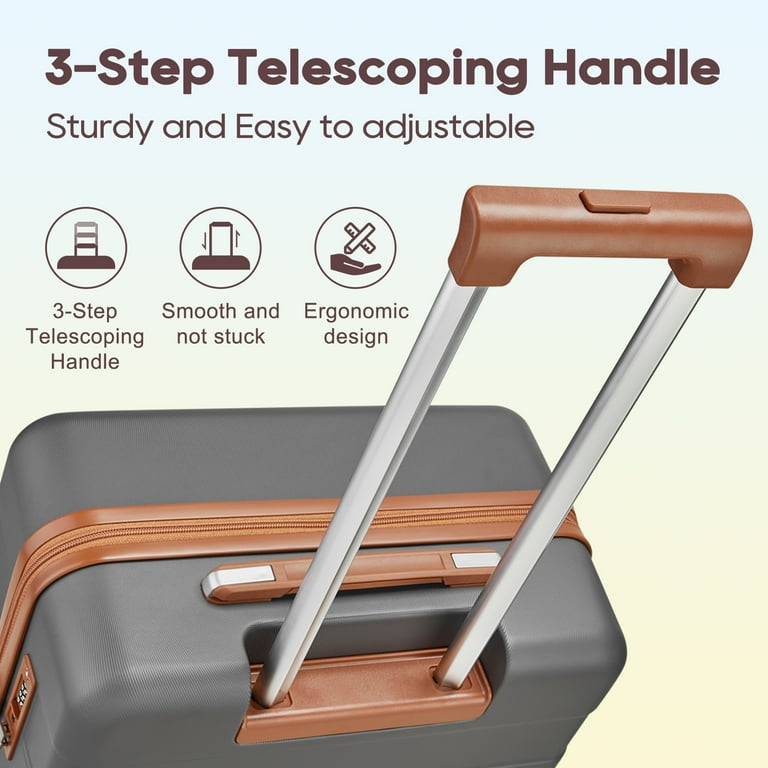 Imiomo Hardshell Luggage Set with Spinner Wheels, TSA Lock