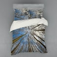 thumbnail image 2 of Ambesonne Scenery Bedding Set 3 Pcs, Clouds Morning Scene, Twin, Blue Brown, 2 of 3