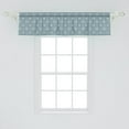 thumbnail image 2 of Ambesonne Vintage Window Valance, Moroccan Tile Floral Shapes, 42" x 12", Reseda Green Grey Blue, 2 of 3