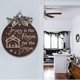 thumbnail image 5 of Letrero navideño redondo para puerta, adorno colgante rústico de madera para puerta delantera, 5 of 5