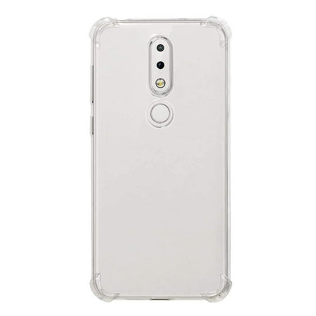 AMZER Nokia 6.1 Plus Case ShockProof X Protection Clear TPU Back Cover for Nokia 6.1 Plus/ Nokia X6